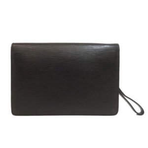 LOUIS VUITTON business bag M52762 Epi black Pochette Serie Dragonne | AlmaBagz