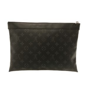 Louis Vuitton Black Canvas POCHETTE DISCOVERY clutch bag | AlmaBagz
