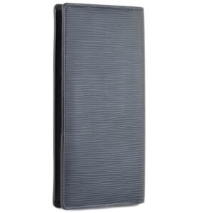 Louis Vuitton Black Leather Portefeuille Brazza wallet accessories | AlmaBagz