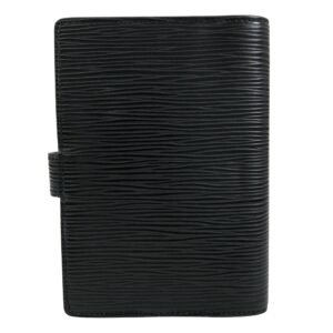 Louis Vuitton Black Leather Viennois wallet accessories | AlmaBagz