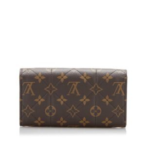 Louis Vuitton Brown Canvas Pallas wallet accessories | AlmaBagz