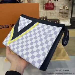Louis Vuitton Pochette Voyage MM Damier Azur Canvas | AlmaBagz