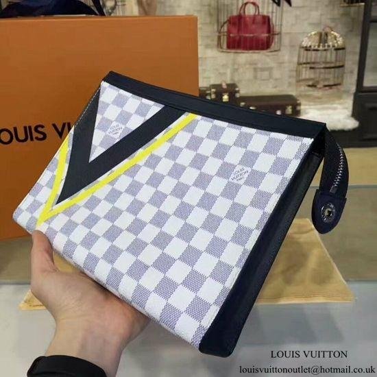 Louis Vuitton Pochette Voyage MM Damier Azur Canvas | AlmaBagz