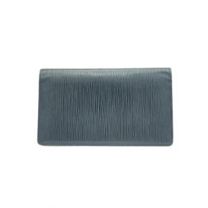 Louis Vuitton Black Leather Portefeuille wallet accessories | AlmaBagz