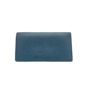 Louis Vuitton Blue Leather Brazza wallet accessories | AlmaBagz