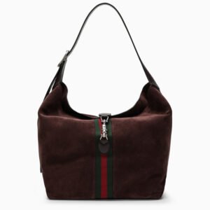 Gucci Jackie 1961 Chocolate Shoulder Bag Men | AlmaBagz