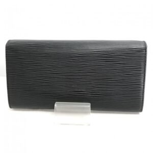 Louis Vuitton Black Leather Sarah wallet accessories | AlmaBagz