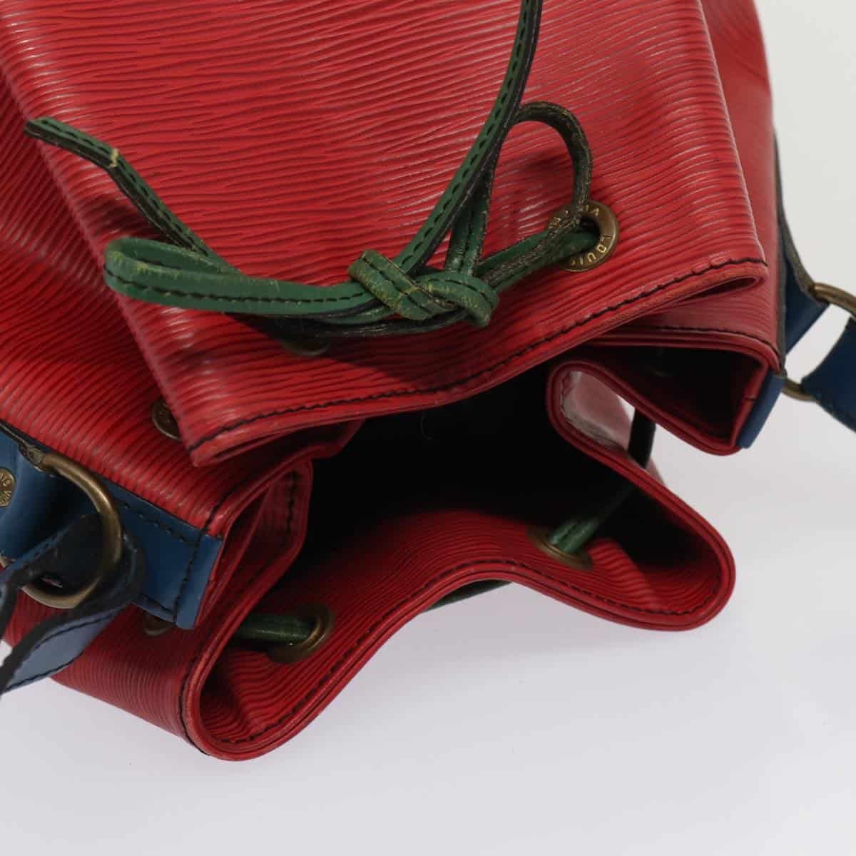 LOUIS VUITTON Epi Toriko Color Noe ShoulderBag Red Blue Green M44084 Auth 76182 | AlmaBagz - Image 6