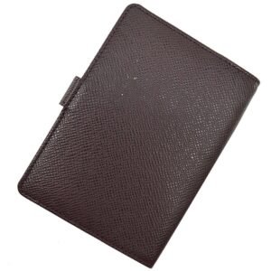 Louis Vuitton Brown Leather COUVERTURE AGENDA FONCTIONNEL PM wallet accessories | AlmaBagz