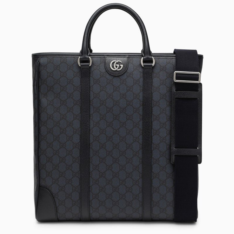 Gucci Ophidia Gg Medium Shopping Bag Blue Men | AlmaBagz