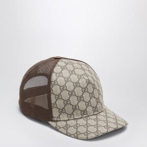 Gucci Hat In Gg Supreme And Mesh Men | AlmaBagz