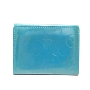 Louis Vuitton Blue Patent leather Ludlow wallet accessories | AlmaBagz