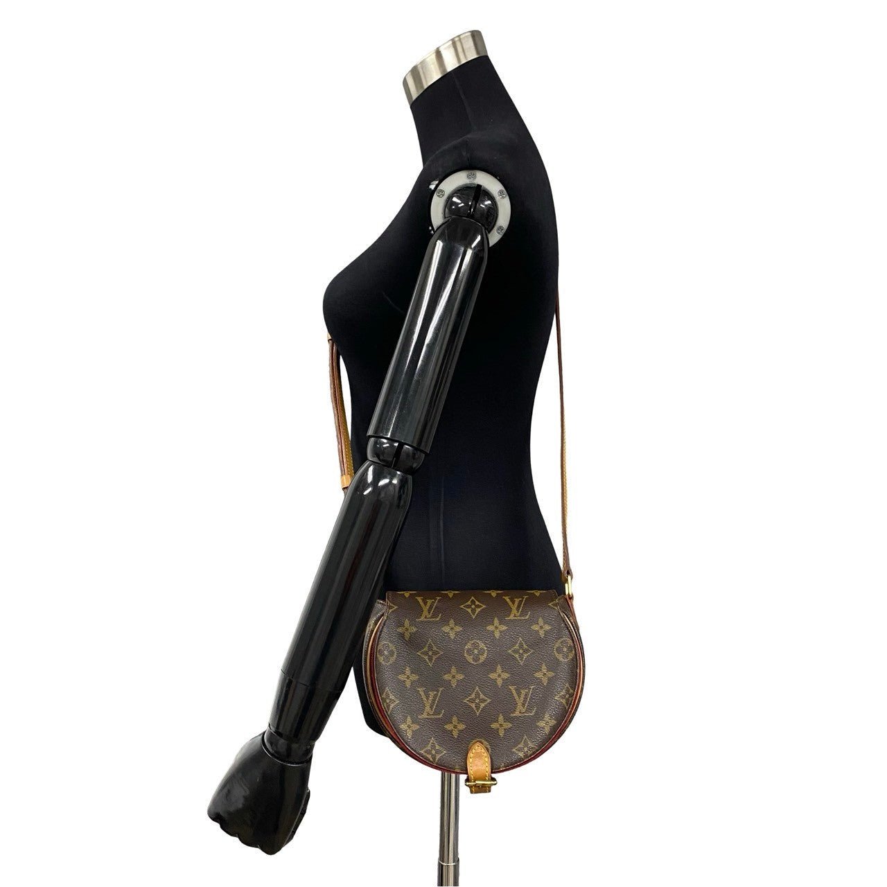 LOUIS VUITTON Shoulder Bag leather Brown Tamburan | AlmaBagz