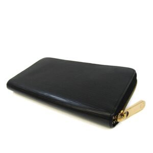 Louis Vuitton Black Leather Portefeuille zippy wallet accessories | AlmaBagz