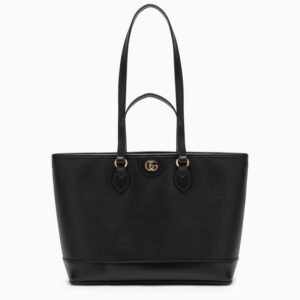 Gucci Ophidia Black Leather Mini Shopping Bag Women | AlmaBagz