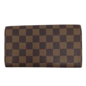 Louis Vuitton Brown Canvas Portefeuille Sarah wallet accessories | AlmaBagz