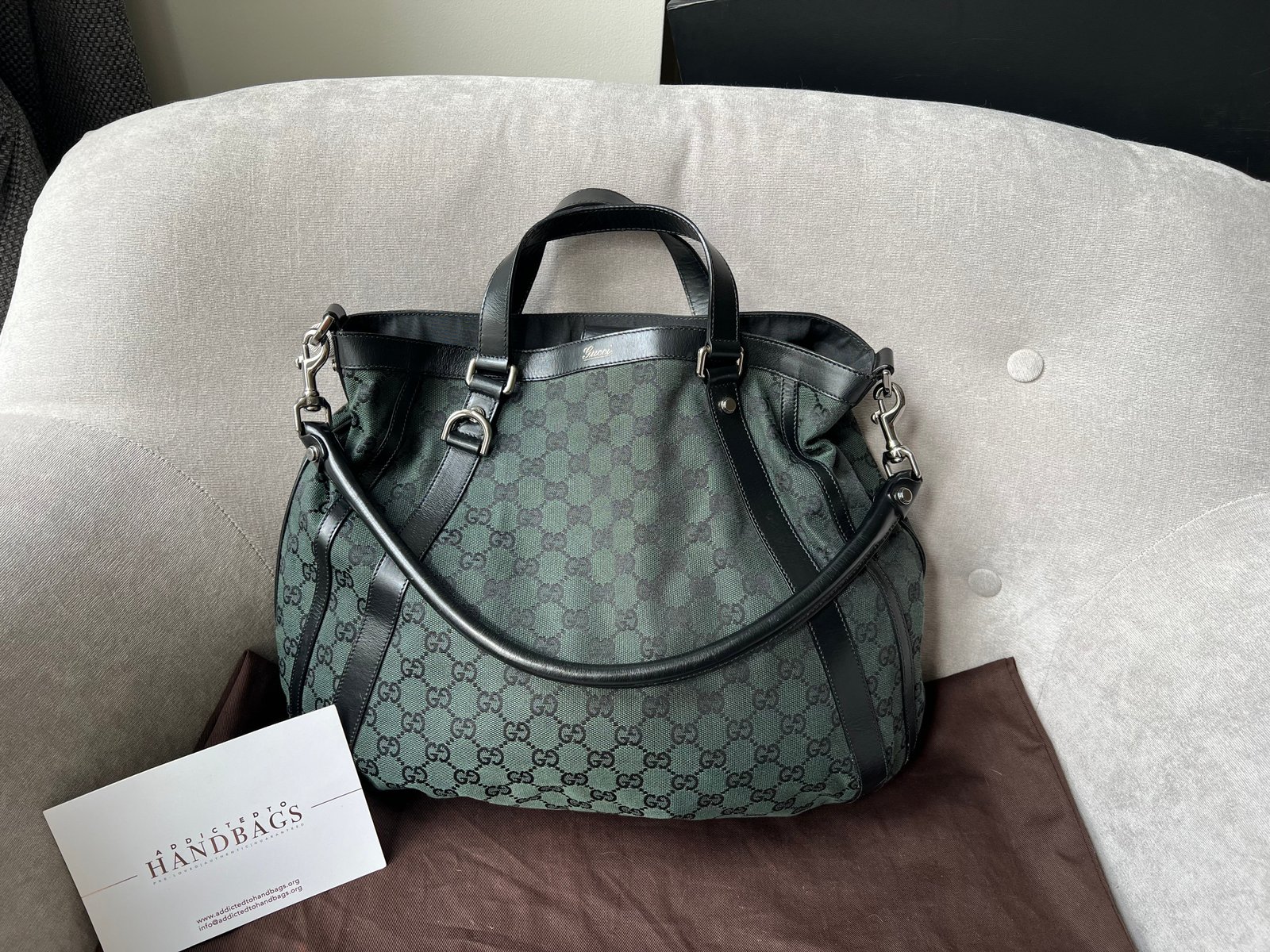 Gucci Abbey Convertible GG Canvas Tote | AlmaBagz - Image 28