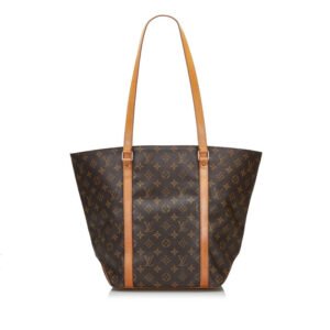 Louis Vuitton Brown Canvas SAC SHOPPING handbag bag | AlmaBagz