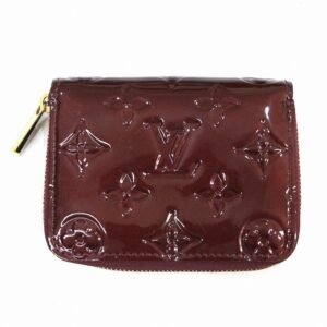 Louis Vuitton Bordeaux Patent leather Zippy coin purse wallet accessories | AlmaBagz