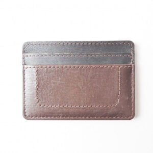 Louis Vuitton Brown Leather Porte carte double wallet accessories | AlmaBagz