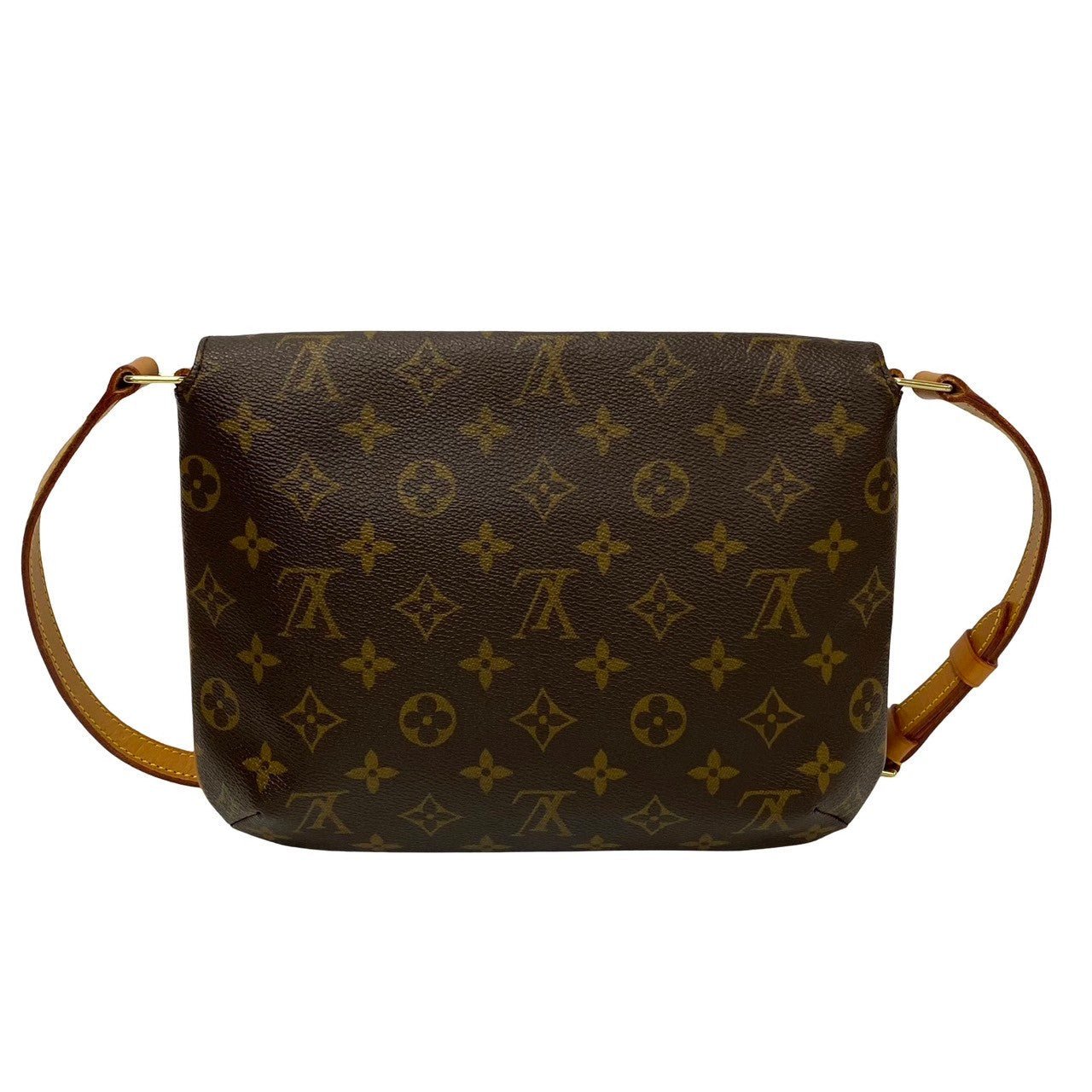 LOUIS VUITTON Shoulder Bag leather Brown Musette tango | AlmaBagz - Image 4