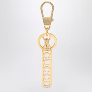 Gucci Golden Key Ring With Logo Women | AlmaBagz
