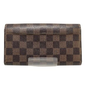 Louis Vuitton Brown Canvas Portefeuille Sarah wallet accessories | AlmaBagz