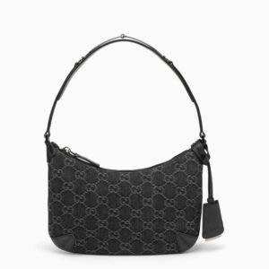 Gucci Horsebit Small Shoulder Bag Black/Grey Women | AlmaBagz