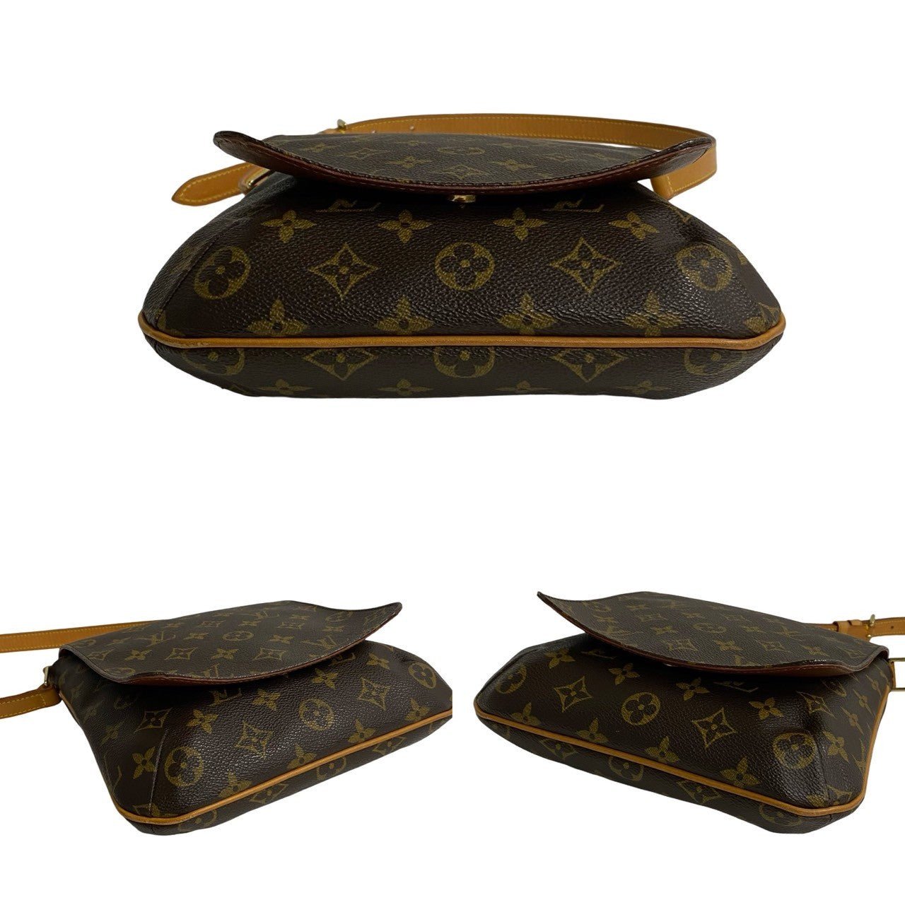 LOUIS VUITTON Shoulder Bag leather Brown Monogram Musette Salsa | AlmaBagz - Image 6
