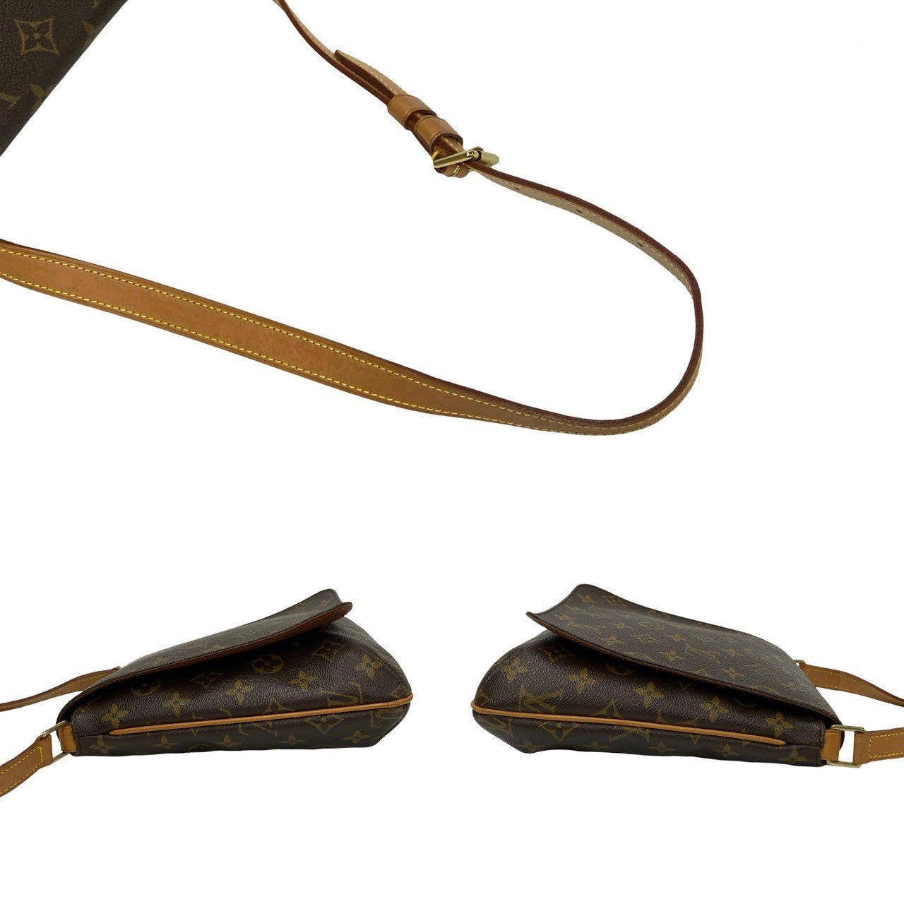 LOUIS VUITTON Shoulder Bag leather Brown Monogram Musette Salsa | AlmaBagz - Image 5