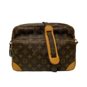 LOUIS VUITTON Shoulder Bag leather Brown Monogram Nil | AlmaBagz