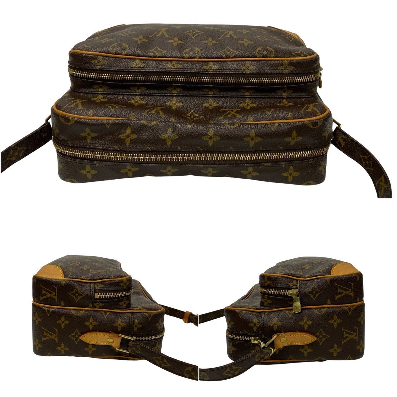 LOUIS VUITTON Shoulder Bag leather Brown Monogram Nil | AlmaBagz - Image 5