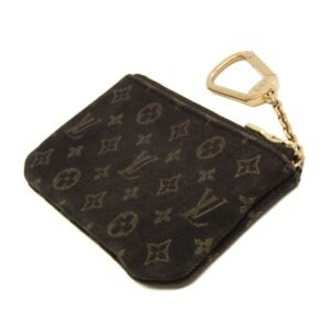 Louis Vuitton Brown Denim - Jeans Pochette Cles wallet accessories | AlmaBagz
