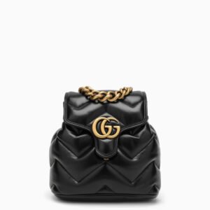 Gucci Gg Marmont Matelassé Backpack Black Women | AlmaBagz