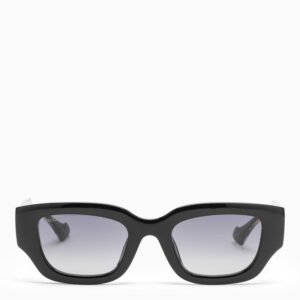 Gucci Rectangular Black Sunglasses Women | AlmaBagz