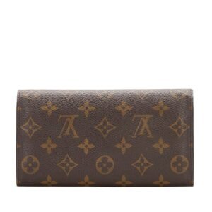 Louis Vuitton Brown Canvas Sarah wallet accessories | AlmaBagz