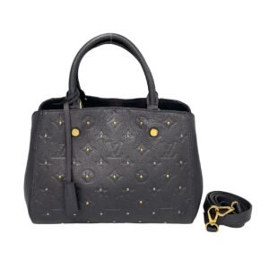 LOUIS VUITTON Shoulder Bag Monogram Ann Platt gray Monogram Ann Platt Montaigne BB | AlmaBagz