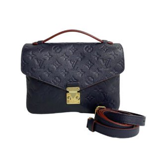 LOUIS VUITTON Shoulder Bag Monogram Ann Platt Navy Monogram Ann Platt Pochette Metis MM | AlmaBagz