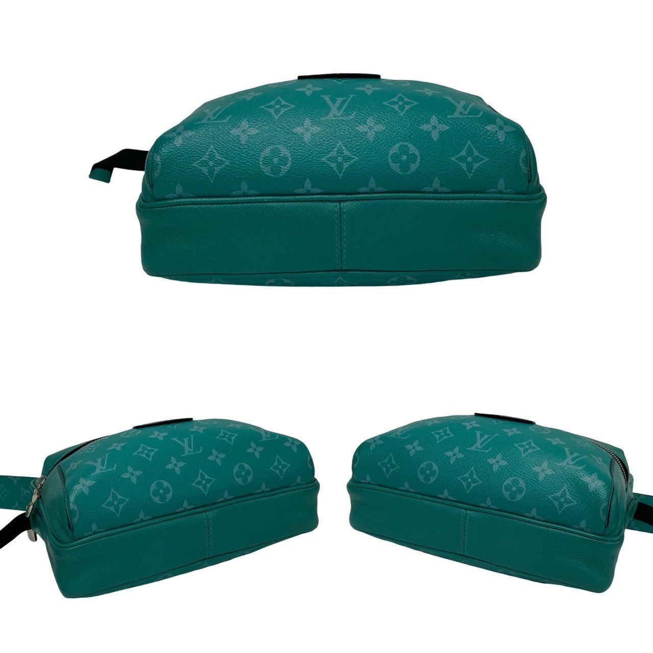 LOUIS VUITTON Shoulder Bag leather green Taigalama outdoor messenger | AlmaBagz - Image 6