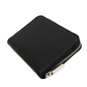Louis Vuitton Black Leather Porte monnaie Zippy wallet accessories | AlmaBagz