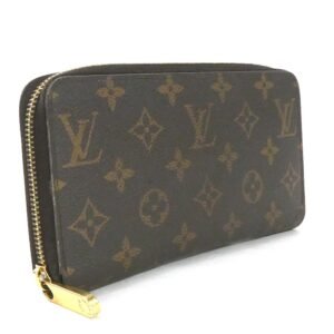 Louis Vuitton Brown Canvas Portefeuille zippy wallet accessories | AlmaBagz