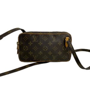 LOUIS VUITTON Shoulder Bag leather Brown Monogram Marley Bandouliere | AlmaBagz