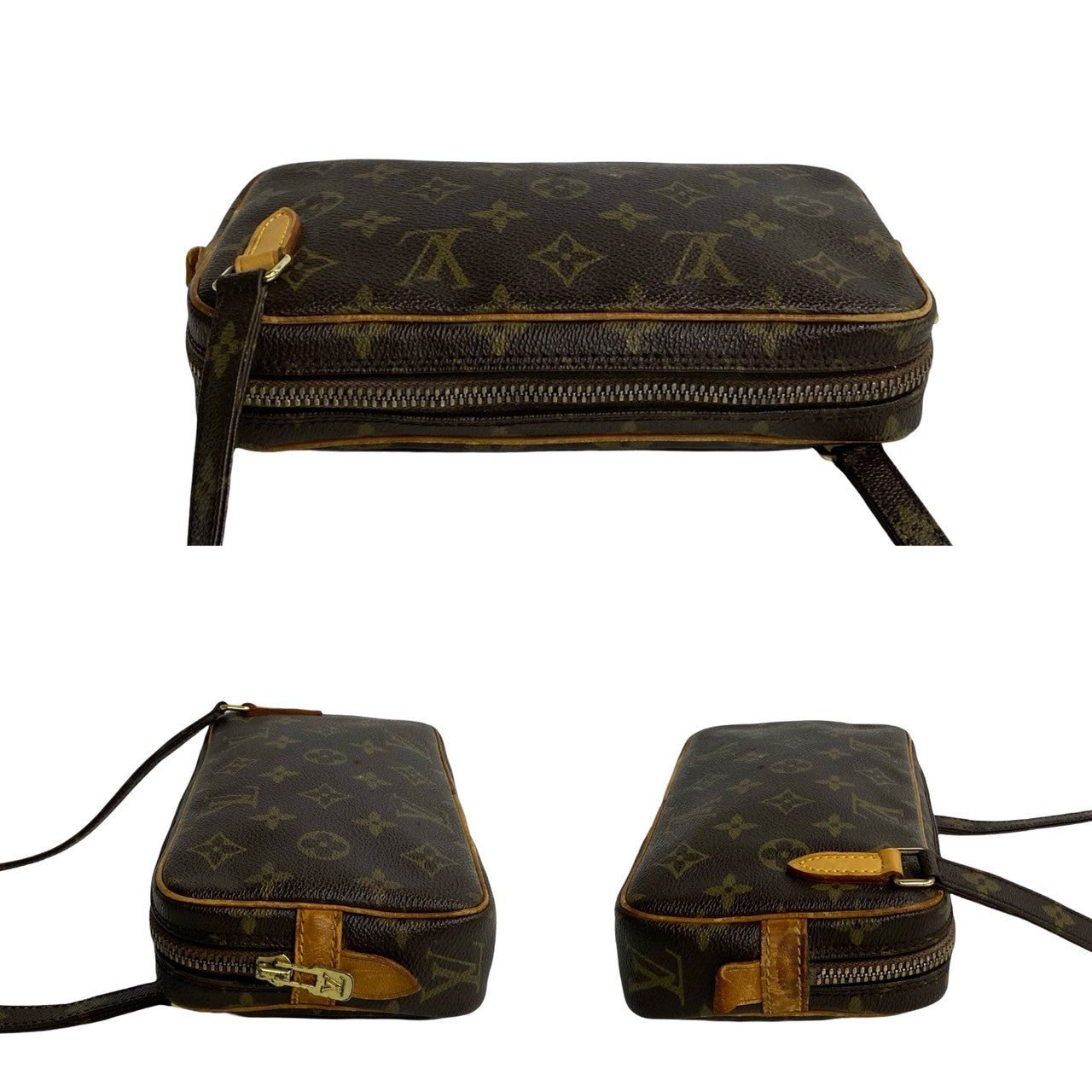 LOUIS VUITTON Shoulder Bag leather Brown Monogram Marley Bandouliere | AlmaBagz - Image 5