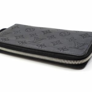 Louis Vuitton Black Leather Portefeuille zippy wallet accessories | AlmaBagz