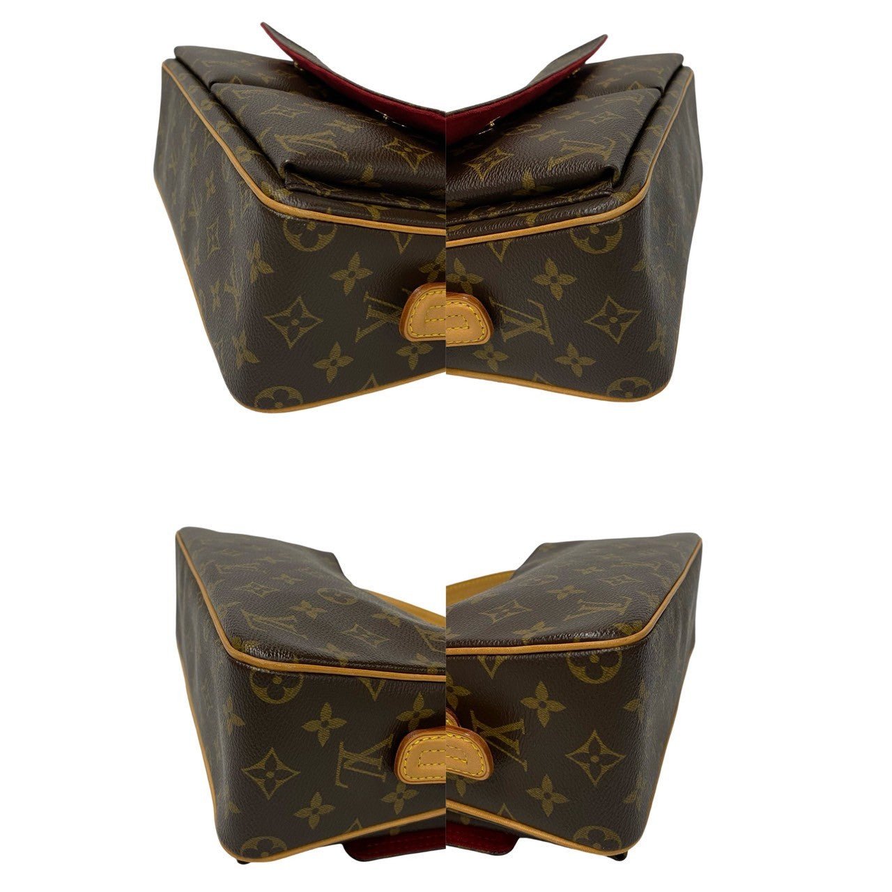 LOUIS VUITTON Shoulder Bag leather Brown Monogram Vivacite MM | AlmaBagz - Image 7