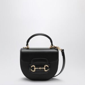 Gucci Horsebit 1955 Black Mini Handbag Women | AlmaBagz