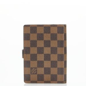 Louis Vuitton Brown Canvas COUVERTURE AGENDA FONCTIONNEL PM wallet accessories | AlmaBagz