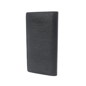 Louis Vuitton Black Leather Portefeuille Brazza wallet accessories | AlmaBagz