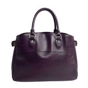 LOUIS VUITTON Handbag leather purple Epi Passy PM | AlmaBagz