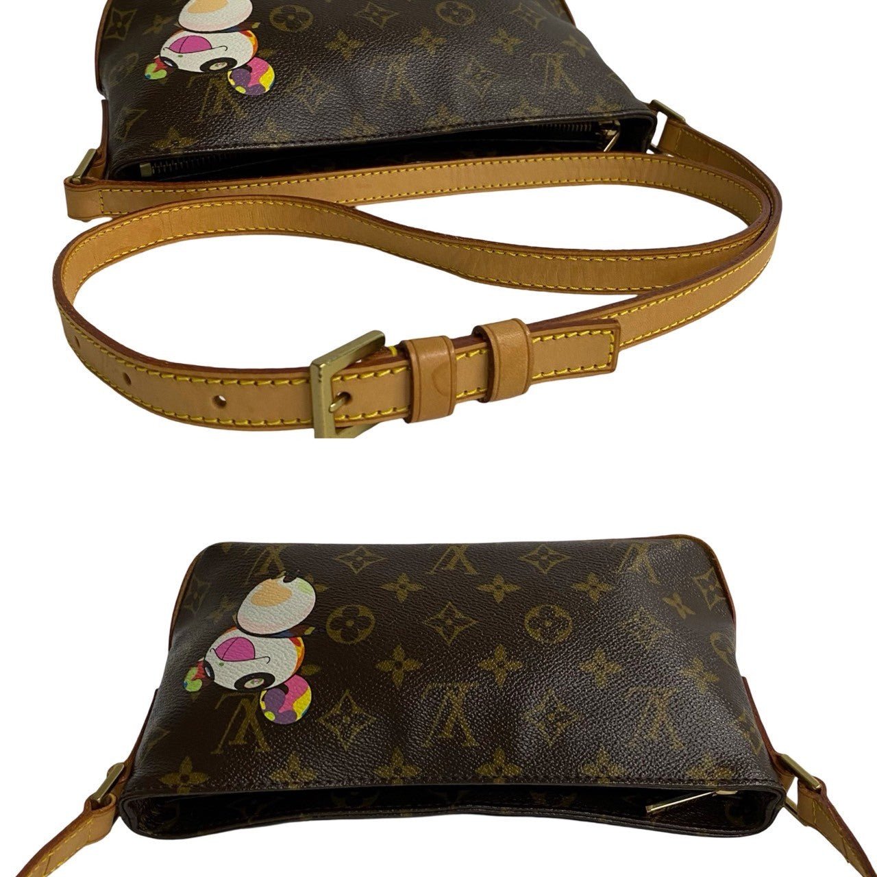 LOUIS VUITTON Shoulder Bag leather Brown Monogram Trotteur | AlmaBagz - Image 5